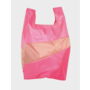 Susan Bijl | shopping bag | fluo pink & try | large