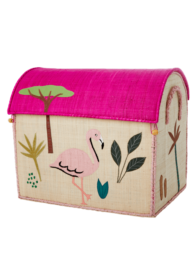 Rice | raffia basket | jungle theme | large