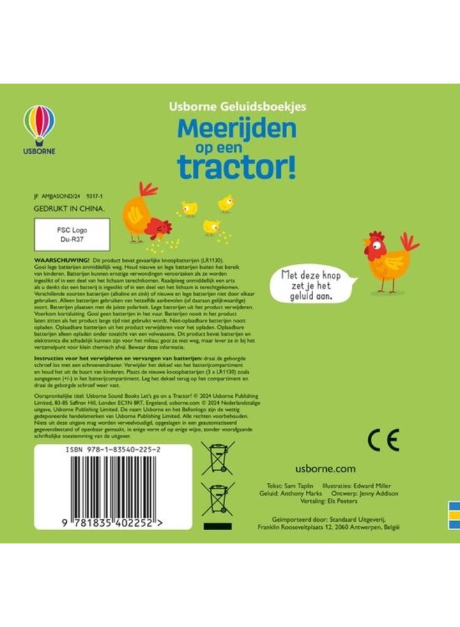 Boeken | meerijden op een tractor! | 1+