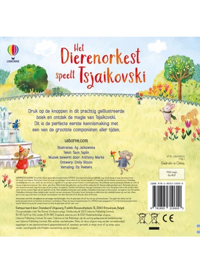 Boeken | geluidenboek | het dierenorkerst speelt tsjaikovski