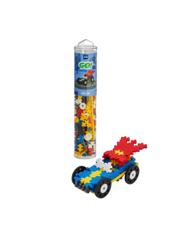Plus-Plus | car tube 200 stuks | hero car