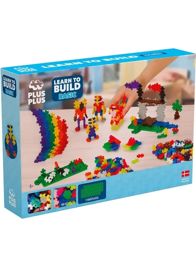 Plus-Plus | learn to build basic | 600 stuks