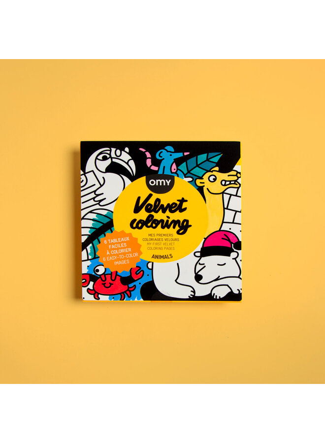 OMY | velvet coloring | animals