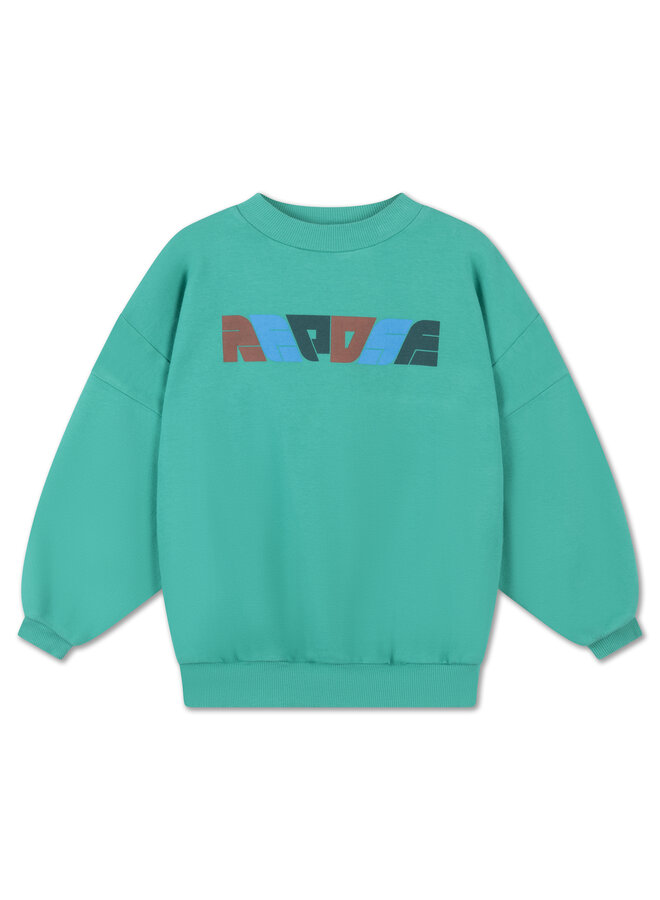 Repose | crewneck sweater | true emerald