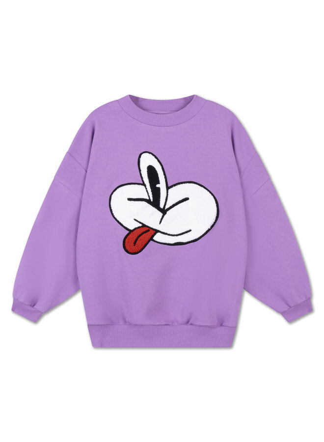 Repose | crewneck sweater | violet lavender