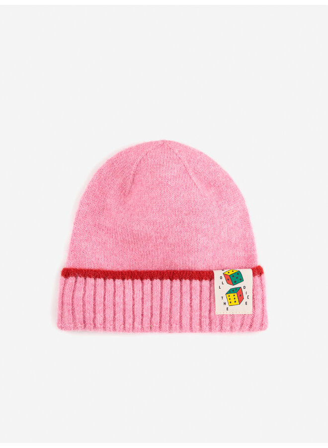 Bobo Choses | roll the dice beanie | pink