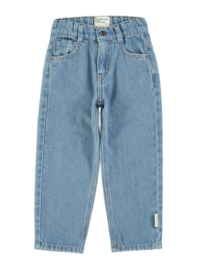 Piupiuchick | unisex trousers | washed navy denim
