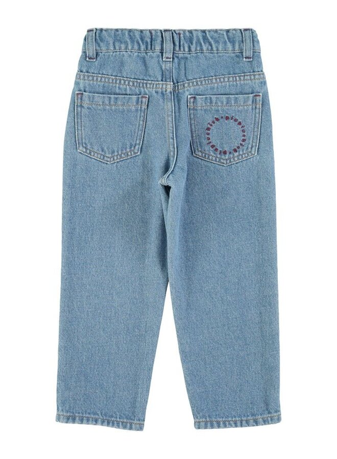 Piupiuchick | unisex trousers | washed navy denim