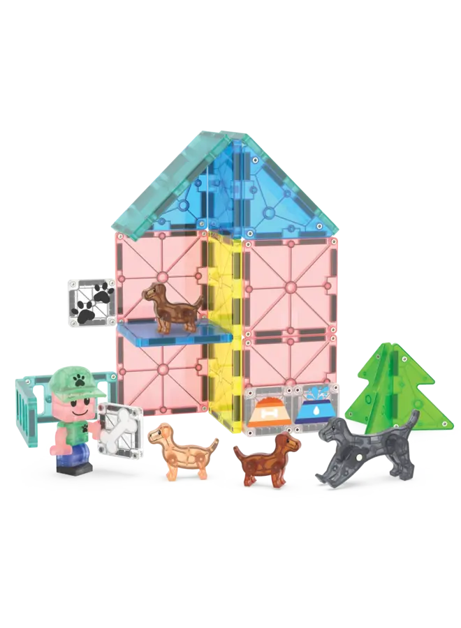 Magna-Tiles | puppy park | 27 pieces