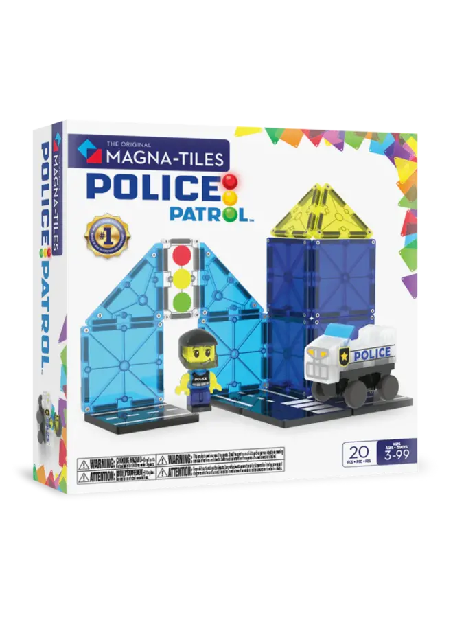 Magna-Tiles | police station | 20 pieces
