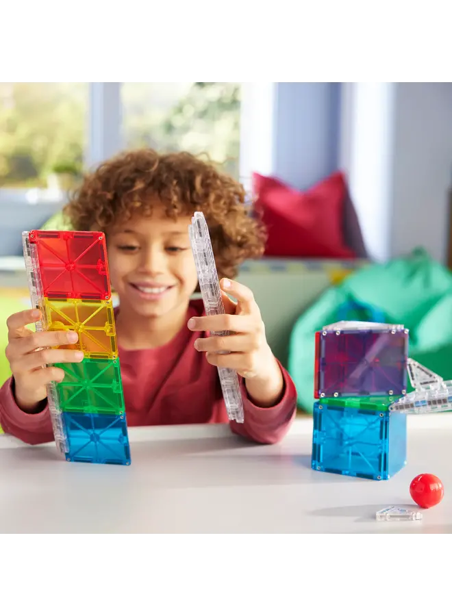 Magna-Tiles | rail racers | 33 pieces