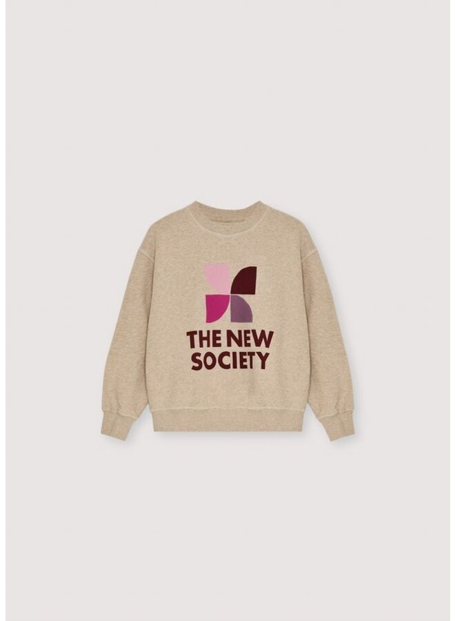 The New Society | tns logo sweatshirt moonlight vigore