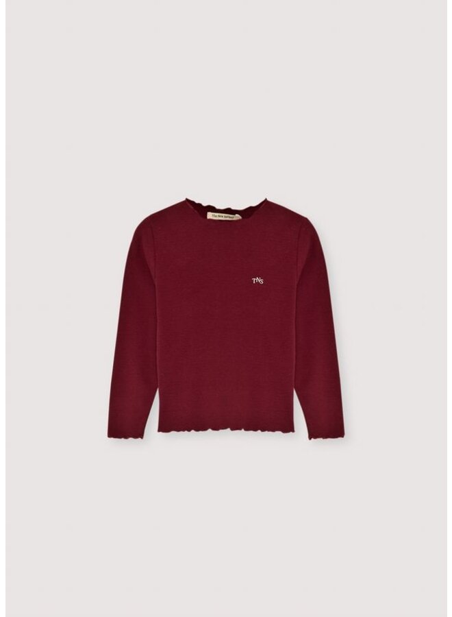 The New Society | tns rib tee plum fantasy