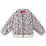 Repose | faux fur bomber | dalmatian