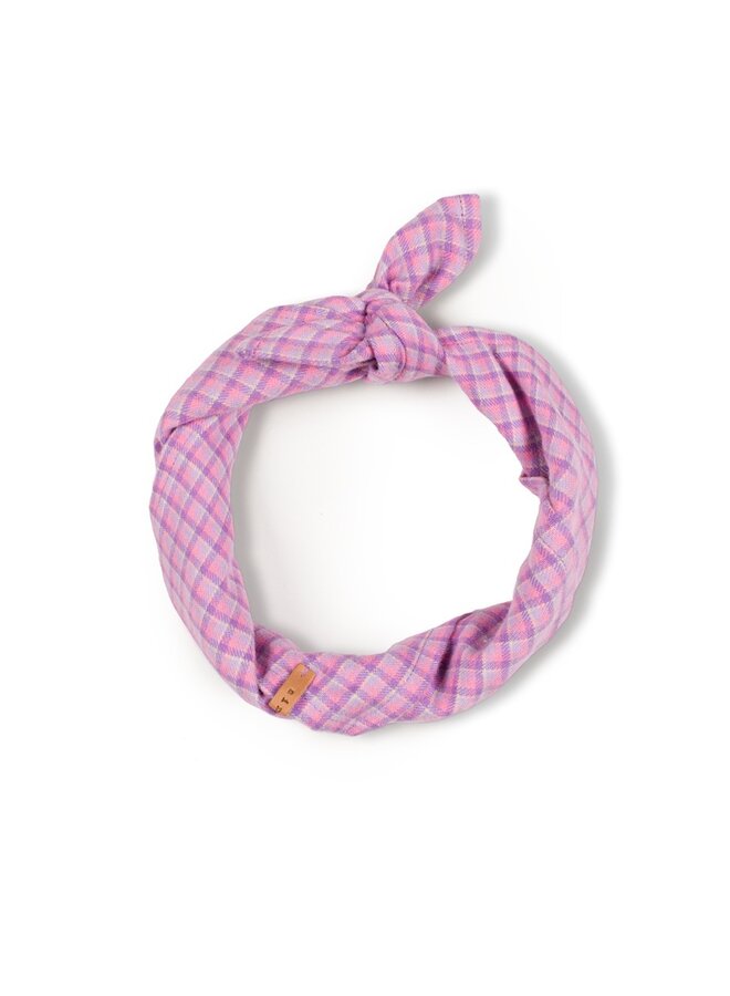 Nixnut | bandana | lila checkered
