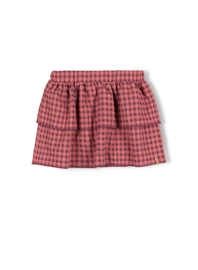 Nixnut | ply skirt | spice checkered