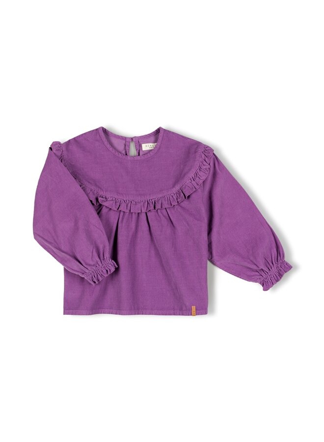 Nixnut | arc blouse | purple