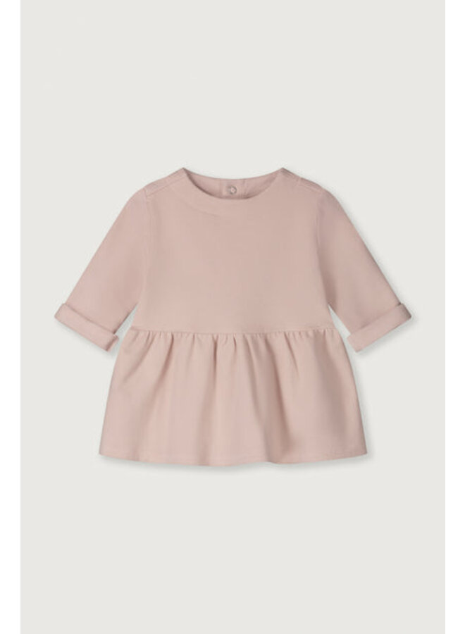 Gray Label | baby dress w/ snaps gots | faded pink