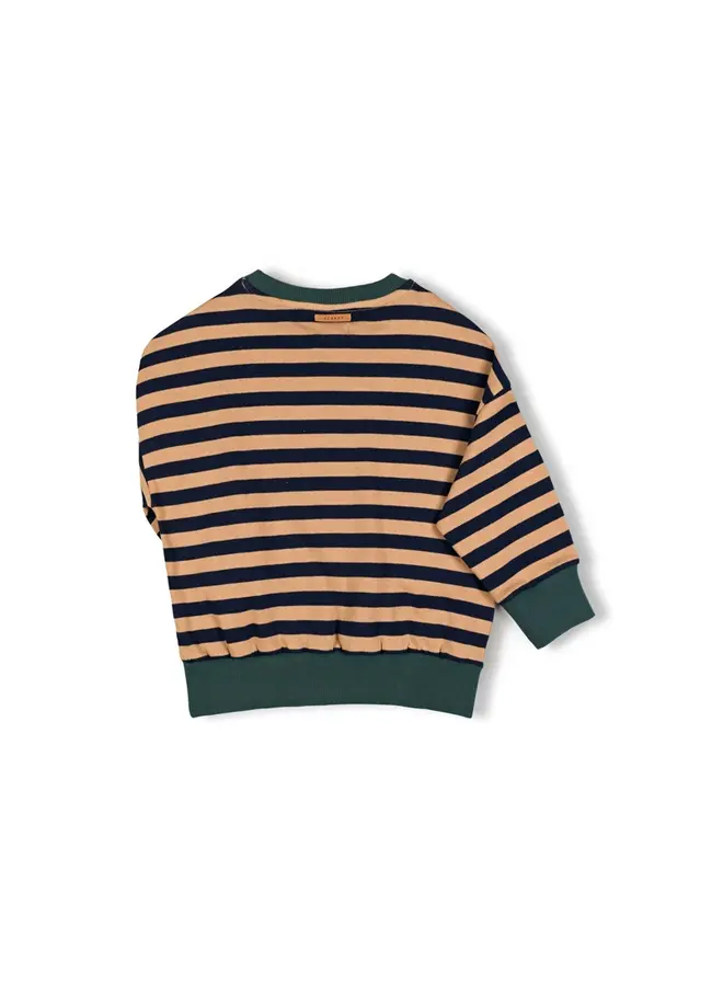 Nixnut | rel sweater | navy stripe