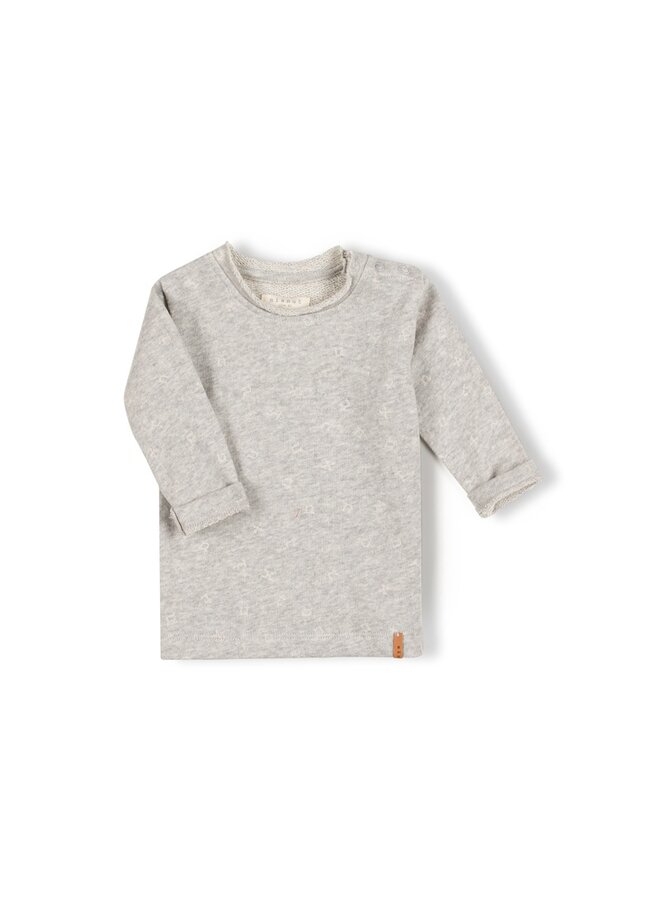 Nixnut | stamp longsleeve | grey
