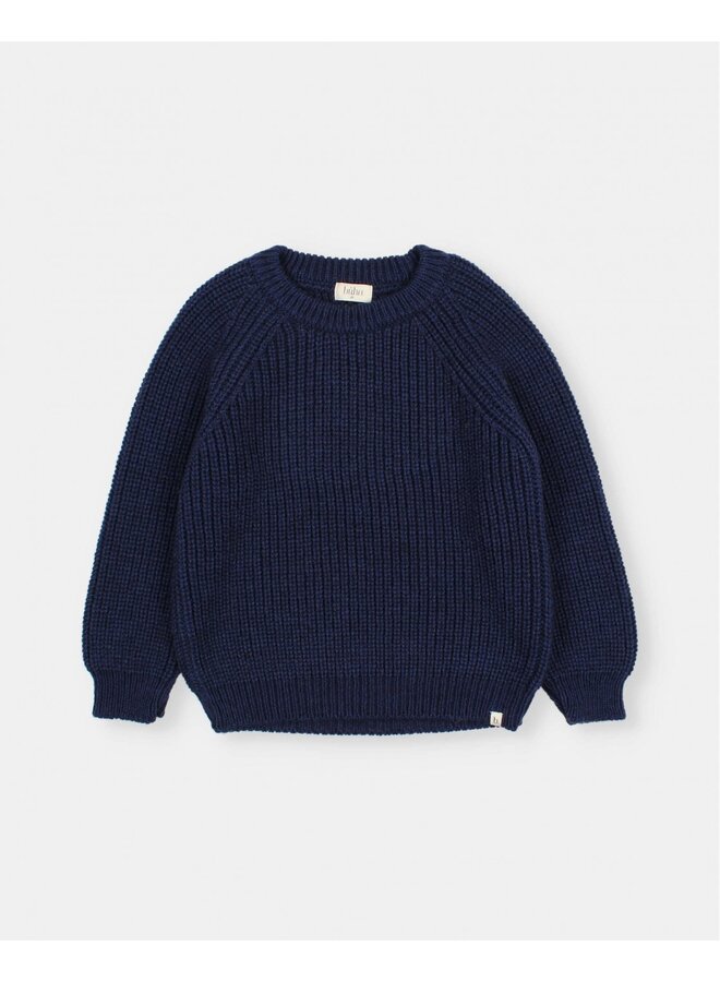 Buho | soft knit jumper | navy
