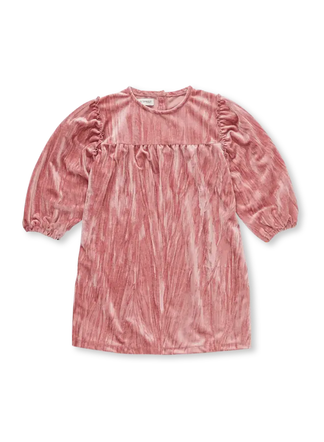 Sproet & Sprout | poppy dress velvet | peach parfait