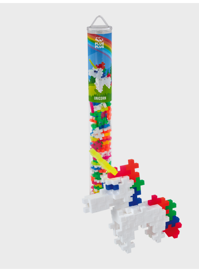 Plus-Plus | tube 100 stuks | eenhoorn