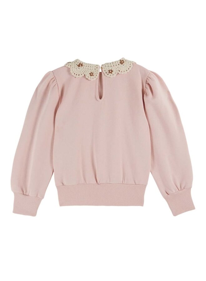 Emile et Ida | sweat col crochet | peony