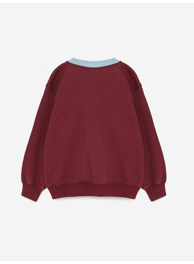 True Artist | sweatshirt n09 | burgundy red