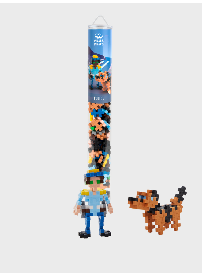 Plus-Plus | tube 100 stuks | politie