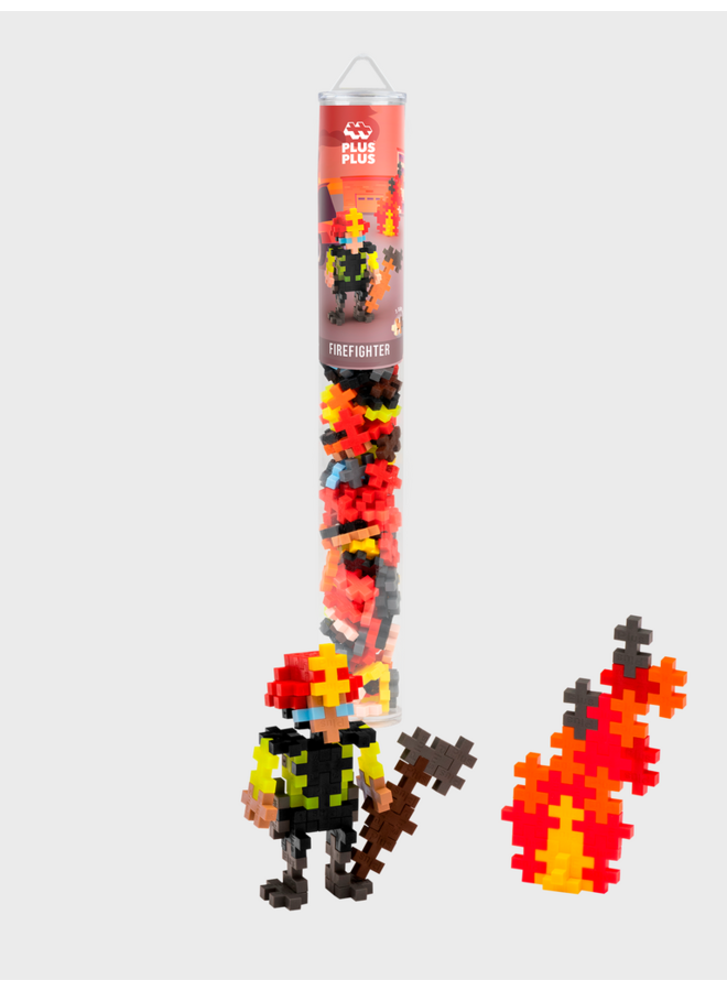 Plus-Plus | tube 100 stuks | brandweer