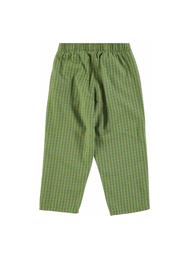 Piupiuchick | unisex trousers | green checkered