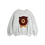 Mini Rodini | bear chenille sweatshirt | grey melange