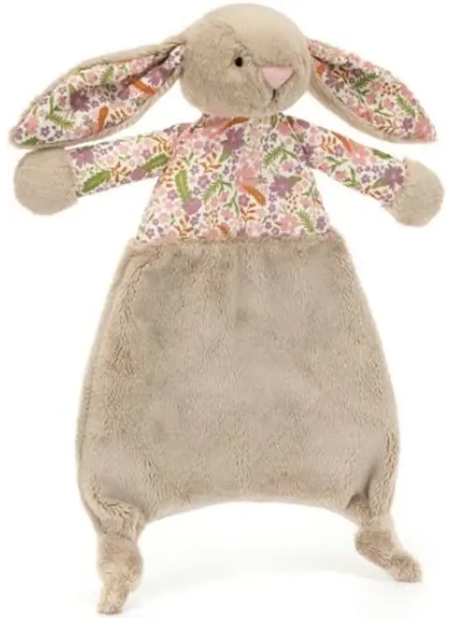 Jellycat | blossom beige bunny petal comforter