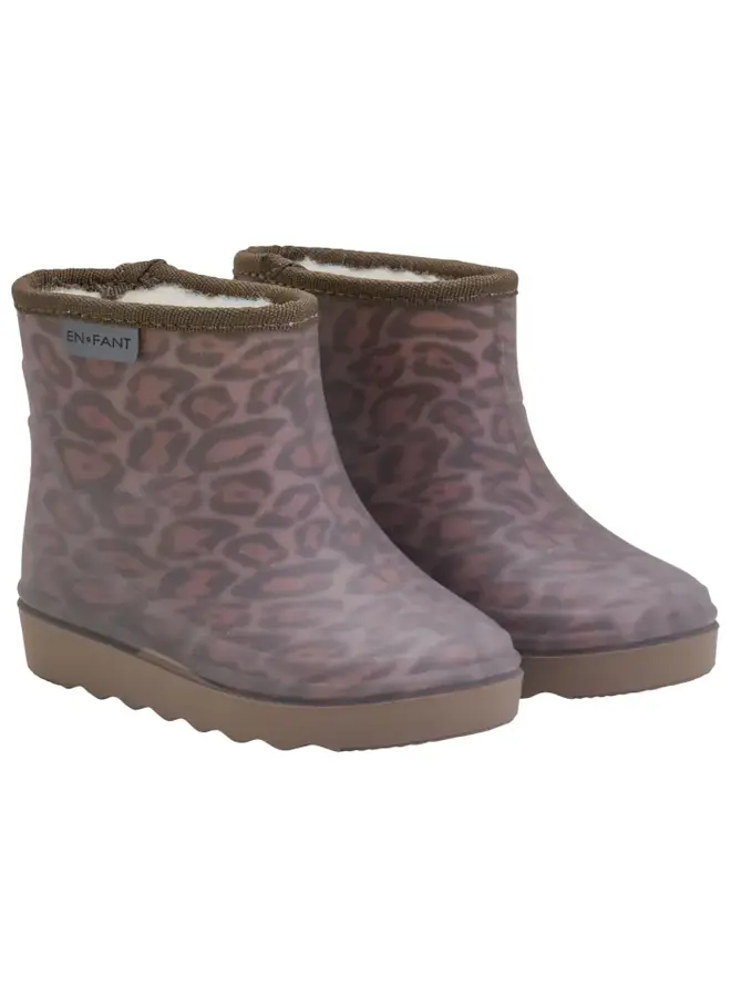 En Fant | thermo boots short print | pine bark