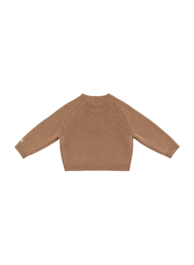 Donsje | sibbe merino wool sweater | fluffy bunny | hazelnut