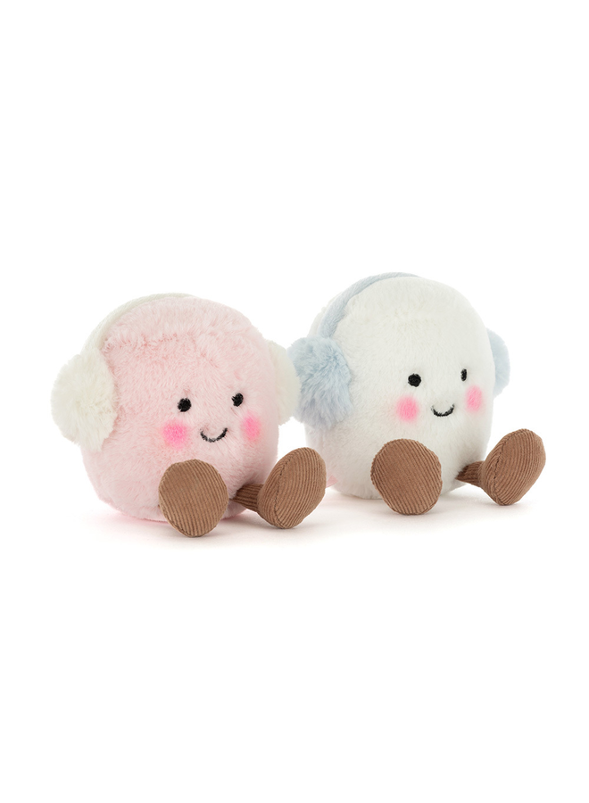 Jellycat | amuseables | toastie pink and white marshmallows