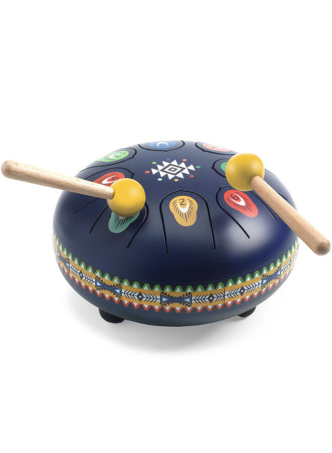 Djeco | metal drum | blauw