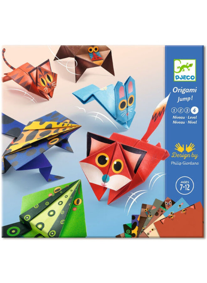 Djeco | origami | springende dieren