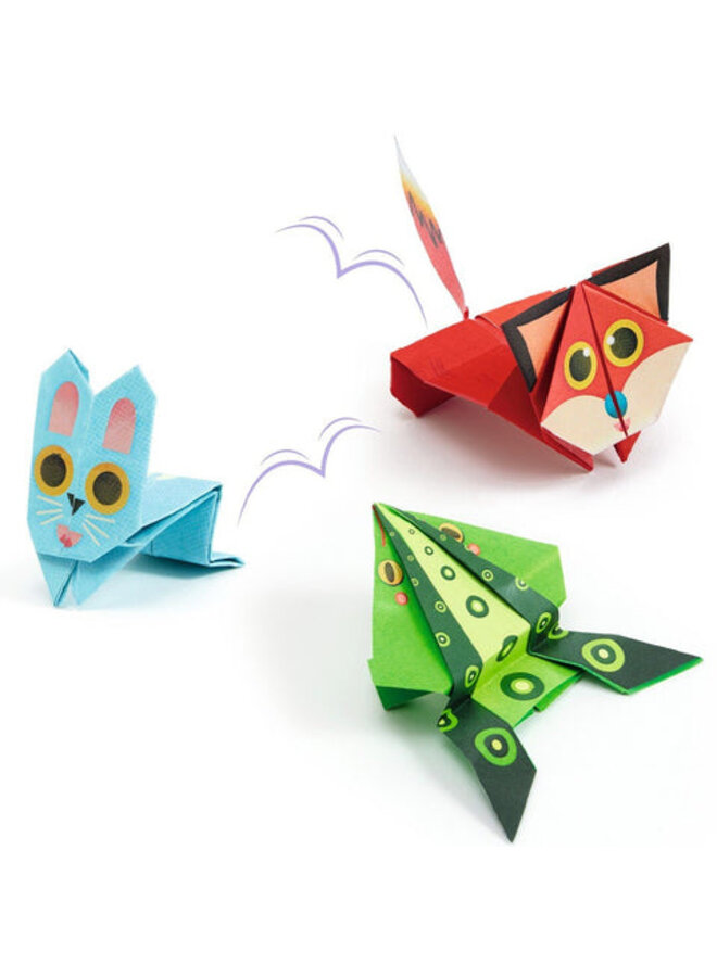 Djeco | origami | springende dieren