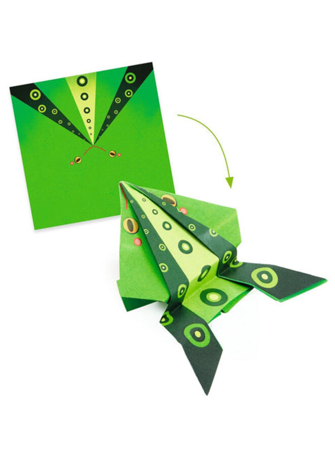 Djeco | origami | springende dieren