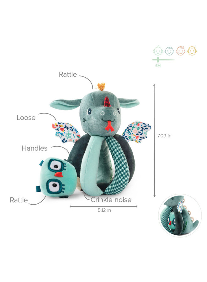 Lilliputiens | grijprammelaar joe