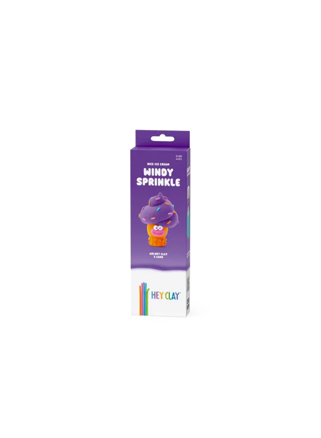 Hey Clay | 3 cans | nice ice cream | windy sprinkles