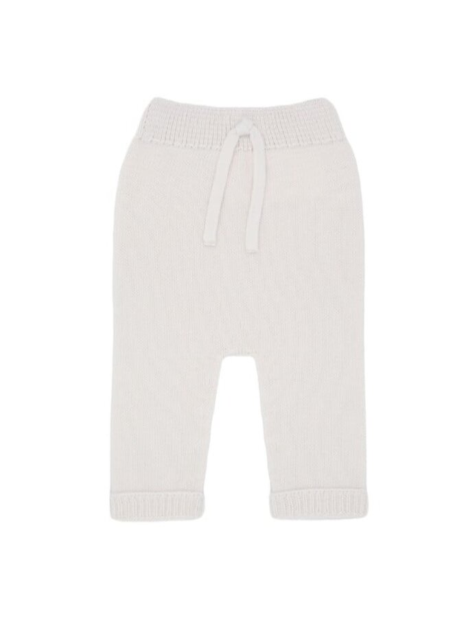 Li & Me | will | plain knit trousers | cream