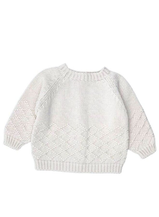 Li & Me | links kn sw/jacket | cream