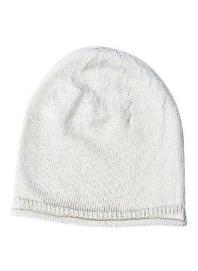Li & Me | jon | plain knit hat | cream