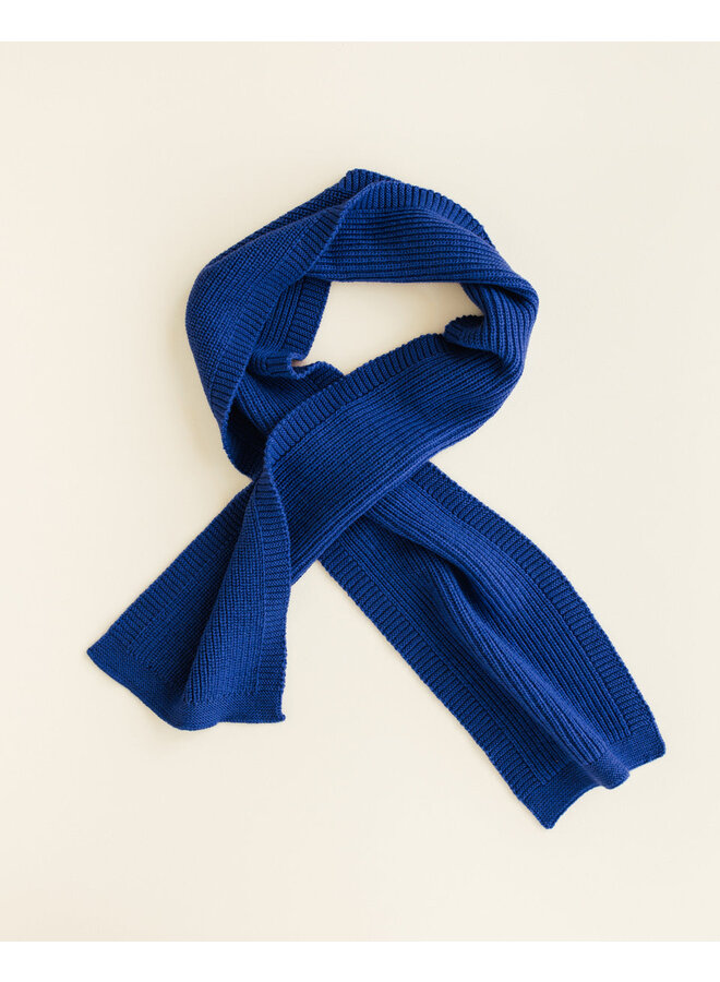 Hvid | scarf gustave | cobalt blue