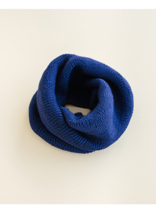 Hvid | tube scarf gigi | cobalt blue