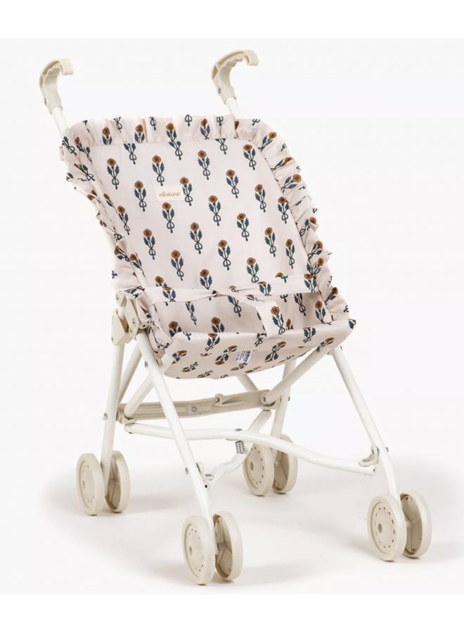 Minikane | buggy | ecru met bloemenprint