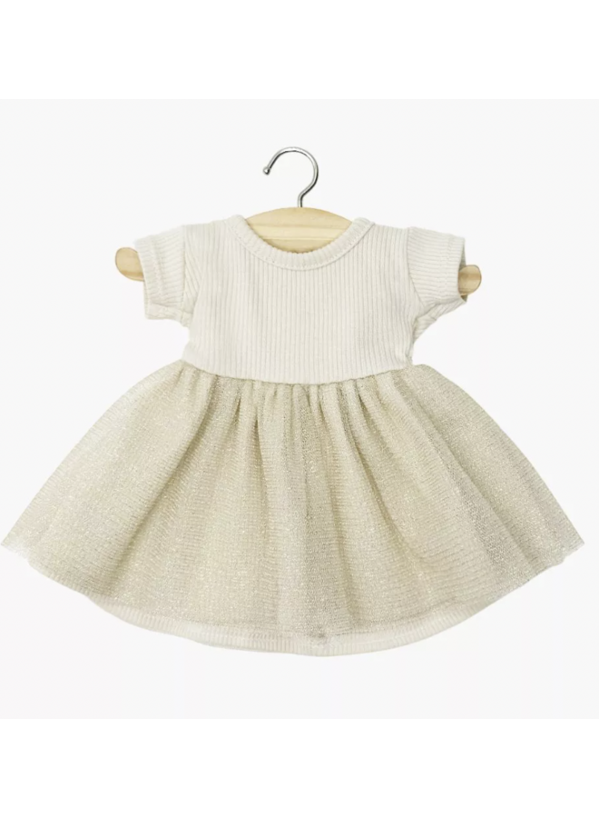 Minikane | poppenkleertjes |tutu goudkleurig